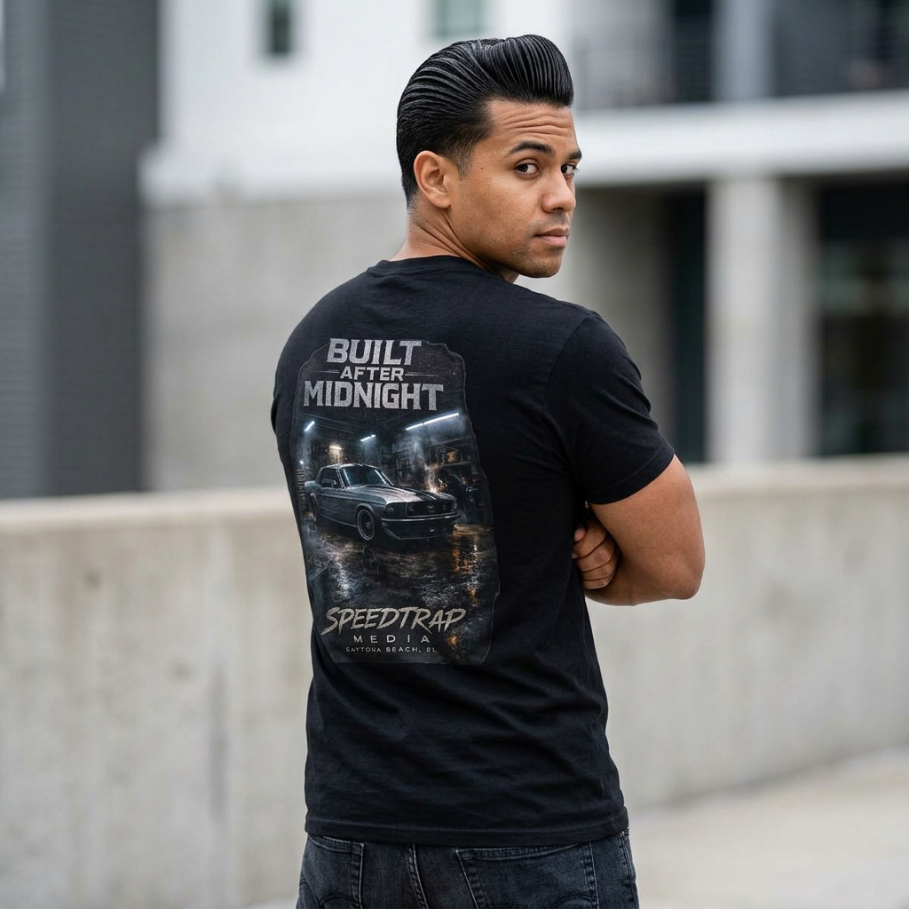Built After Midnight Graphic Tee — 'Speedtrap' Night build T-Shirt