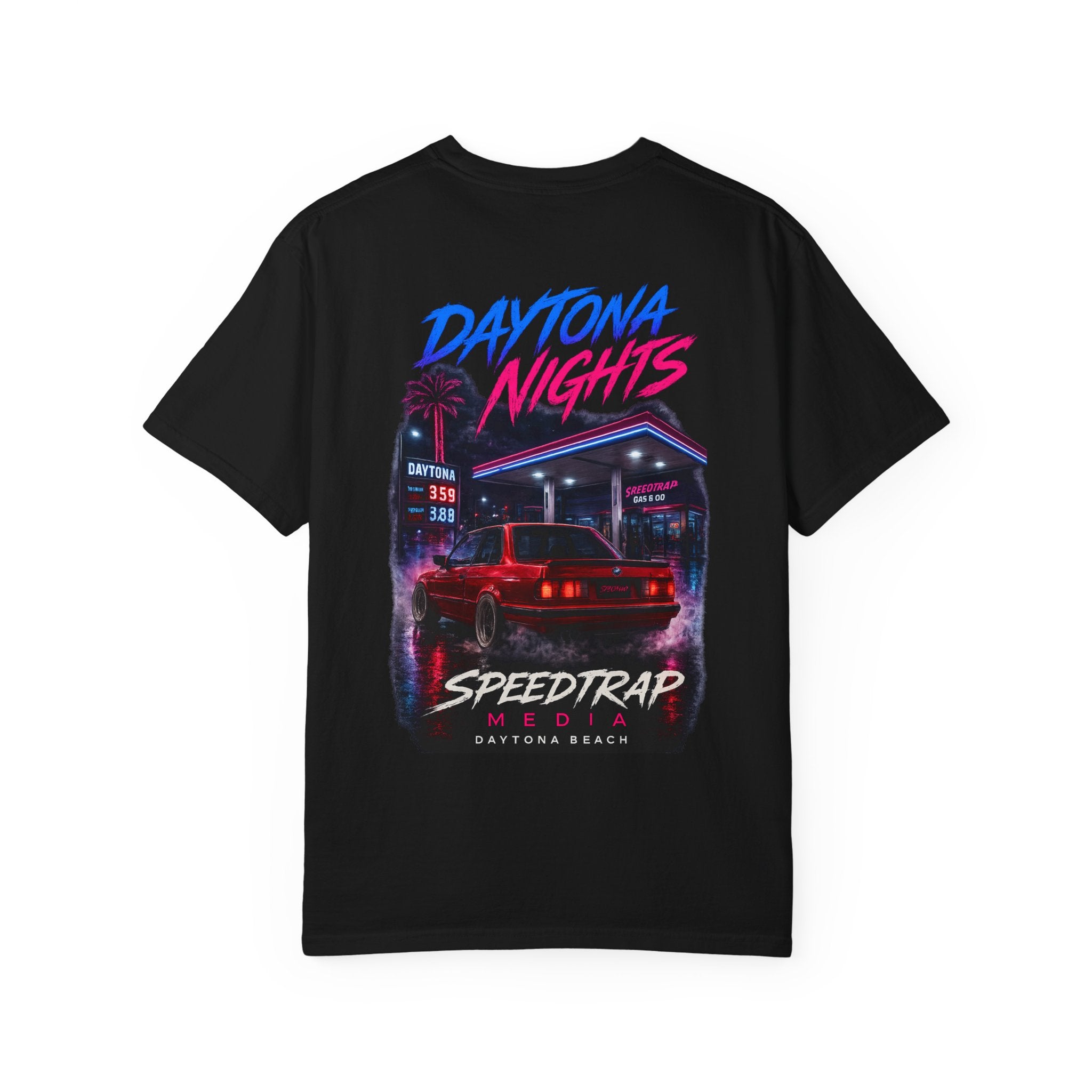 Daytona Nights T-Shirt — Speedtrap Retro  Car Graphic